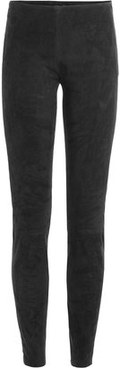 Jitrois Suede Leggings with Ankle Zips