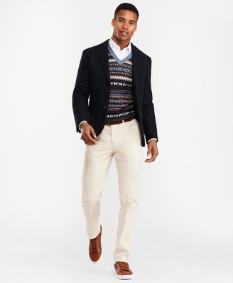 Brooks Brothers Two-Button Wool-Blend Jersey Blazer