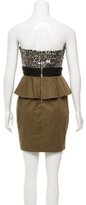 Thumbnail for your product : Alice + Olivia Sequin-Accented Mini Dress