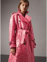 Thumbnail for your product : Burberry Laminated Lace Trench Coat