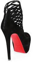 Thumbnail for your product : Christian Louboutin Berlinissimo Suede Cage Platform Ankle Boots