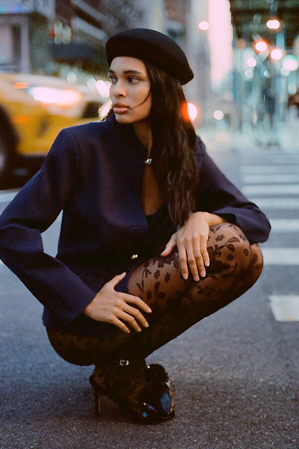 Hansel from Basel Lace Rosette Tulle Tights