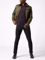 Thumbnail for your product : Linea Men's Northwood Faux Fur Collar A1 Bomber Jacket