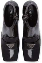 Thumbnail for your product : Prada Technical Patent Leather Boots