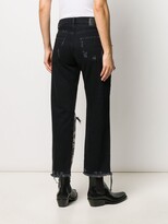 Thumbnail for your product : R 13 Camouflage Straight-Leg Jeans