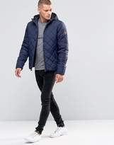 Thumbnail for your product : Blend of America Blend Hooded Quilted Jacket Navy