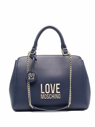 Love Moschino Multi-Strap Logo-Plaque Bag