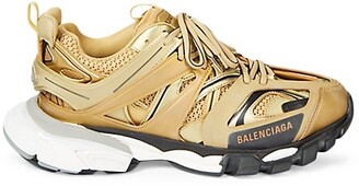 balenciaga shoes gold