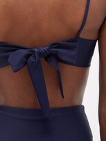 Thumbnail for your product : CASA RAKI Ana Recycled Fibre-blend Bikini Top - Navy