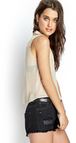 Thumbnail for your product : Forever 21 Sheer Moment Woven Top