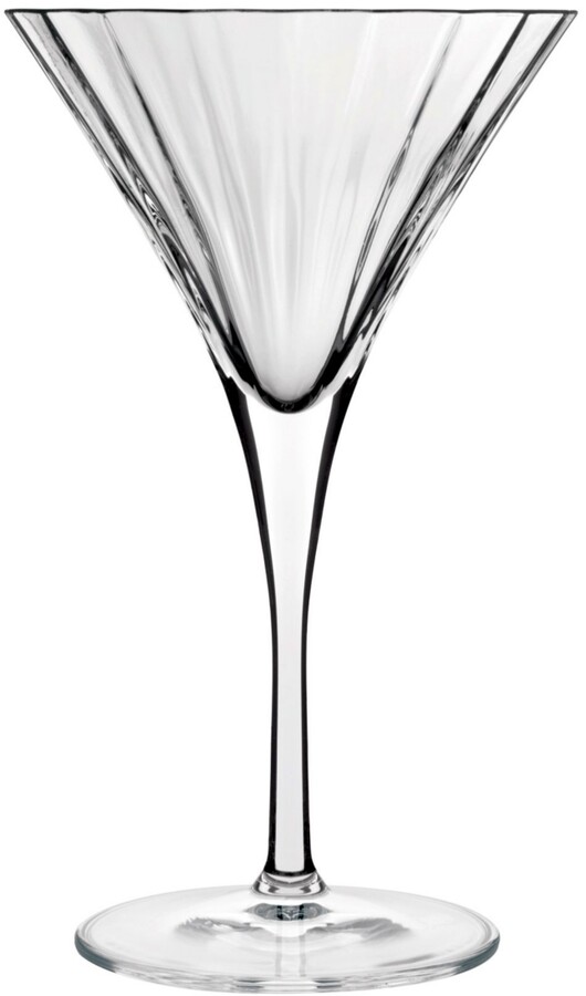 Luigi Bormioli Bach 8.25 Oz Martini Glasses, Set of 4