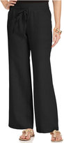 Thumbnail for your product : Style&Co. Wide-Leg Linen Pants