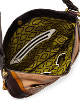 Thumbnail for your product : Oryany Angelique Colorblock Leather Hobo, Nude/Multi