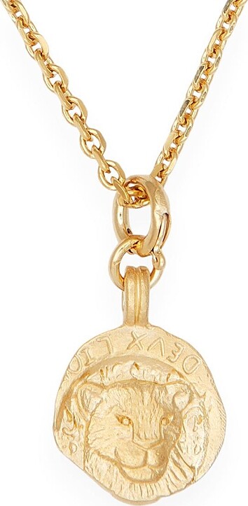 Gold Lion Necklace ShopStyle UK