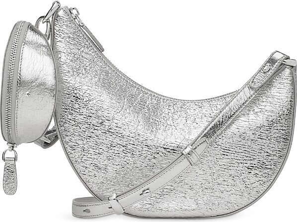 Kate Spade Duo Crinkle Metallic Leather Crossbody