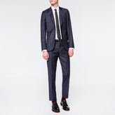 Thumbnail for your product : Paul Smith Men's Tailored-Fit Navy Two-Colour Puppytooth Wool Blazer