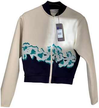 adidas white leather jacket