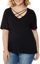 Thumbnail for your product : Wilson Rebel x Angels Plus Rebel x Angels Crossover-Neck Tee