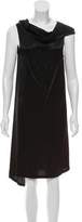Thumbnail for your product : Ann Demeulemeester Satin Cowl Neck Dress Black Satin Cowl Neck Dress
