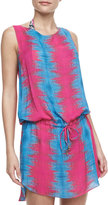 Thumbnail for your product : Clube Bossa Printed Drawstring Coverup Dress