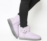 Thumbnail for your product : UGG Mini Bailey Button Poppy Lavender Fog Suede
