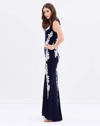 Ava Embroidered Gown