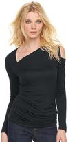Thumbnail for your product : Rock & Republic Women's Ruched Asymmetrical Top