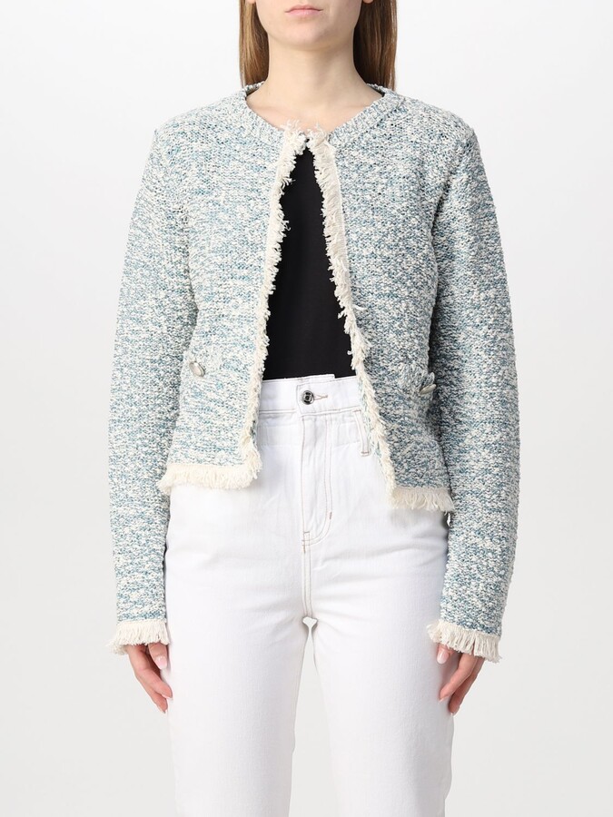 Liu Jo jacket in bouclé cotton blend - ShopStyle