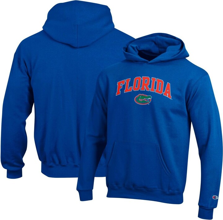 Champion Big Boys and Girls Royal Florida Gators Campus Pullover Hoodie
