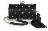 Thumbnail for your product : Alexander McQueen Studded Tassel Skull Clutch
