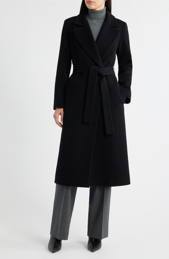 Fleurette Shane Wool Wrap Coat