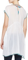 Thumbnail for your product : Johnny Was Collection Sweet Dreams Embroidered Georgette Tunic, Women's
