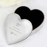 Thumbnail for your product : Keepsake Oli & Zo Engraved Heart Trinket Box With Decorative Swirl