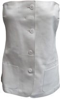 Thumbnail for your product : Jil Sander White Leather Top