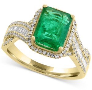 Effy Brasilica Emerald (2-1/5 ct. t.w.) and Diamond (1/2 ct. t.w.) Ring in 14k Gold