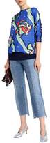 Thumbnail for your product : Moschino Boutique Printed Mesh Top