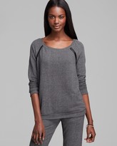 Thumbnail for your product : David Lerner Pullover - Faux Leather Trim