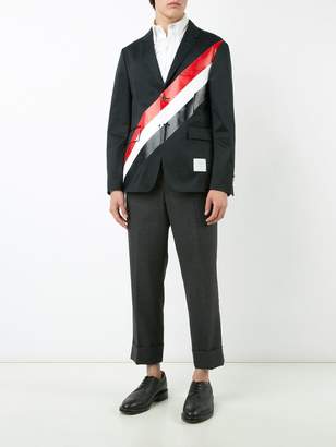 Thom Browne diagonal stripe blazer