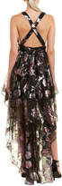 Thumbnail for your product : Milly Angie Silk-Blend Gown