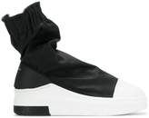Thumbnail for your product : Cinzia Araia gathered hi-top sneakers