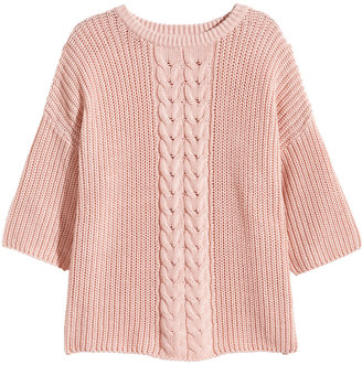 H&M H&M+ Knit Sweater - Powder pink - Ladies