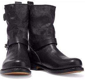 Rag & Bone Buckled Leather Boots