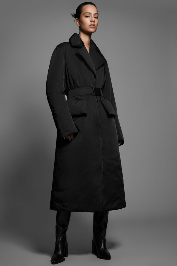 COS The Padded Trench Coat - ShopStyle
