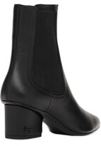 Thumbnail for your product : Ferragamo 55mm Velta Leather Ankle Boots