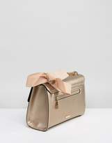 Thumbnail for your product : Aldo Cross Body Bag with Chain Strap and Bow Detail in Gold