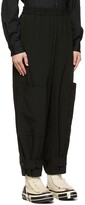 Thumbnail for your product : Y's Black Tussa Pocket Trousers