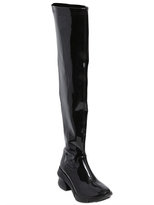 Thumbnail for your product : Elena Iachi 60mm Naplack Effect Over The Knee Boots