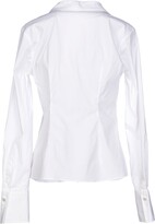 Thumbnail for your product : Ralph Lauren Black Label 8 Women White Shirt Cotton, Elastane