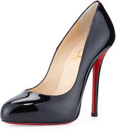 Thumbnail for your product : Christian Louboutin Argotik Patent Red Sole Pump, Black
