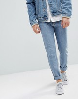 Thumbnail for your product : Weekday Sunday Tapered Fit Jeans Bate Blue